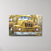 Old International Truck Canvas Afdruk (Voorkant)