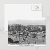 Old Ireland, 1930's O'Connell Bridge, Dublin Briefkaart (Voorkant / Achterkant)