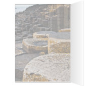 Old Irish Blessing Giants Causeway Ireland Card (Binnen (Links))