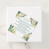 Old Irish Blessing on Gold Dust and Roses Bedankjes Labels (In situ)