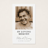 Old Irish Blessing Photo Prayer Card Visitekaartje (Voorkant)