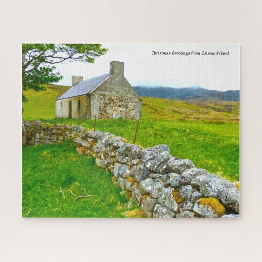 Old Irish Cottage Galway Ireland. Jigzaag Puzzle Legpuzzel (Horizontaal)