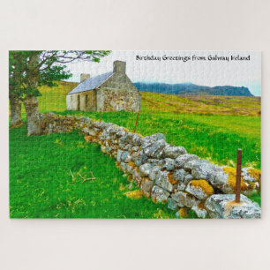 Old Irish Cottage Galway Ireland. Jigzaag Puzzle Legpuzzel