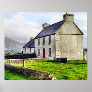 Old Irish Farmhouse Print