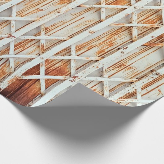 Old iron door panels are rusted. abstract, antiek. cadeaupapier (Hoek)