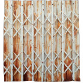 Old iron door panels are rusted. abstract, antiek. douchegordijn (Voorkant)