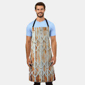 Old iron door panels are rusted. abstract, antiek. schort (Gedragen)