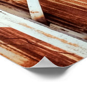 Old iron door panels are rusted. abstract,antique, poster (Hoek)