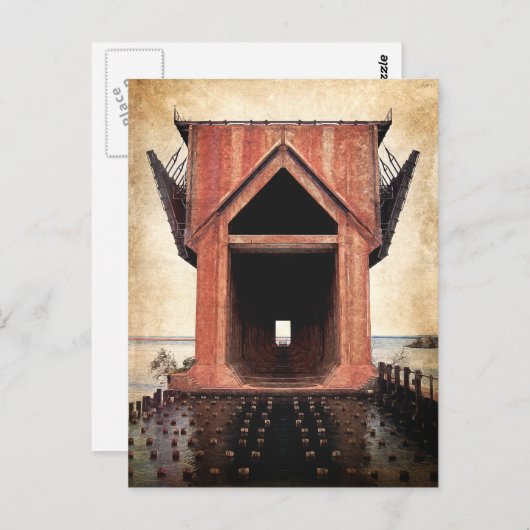 Old Iron Ore Dock Briefkaart (Voorkant / Achterkant)