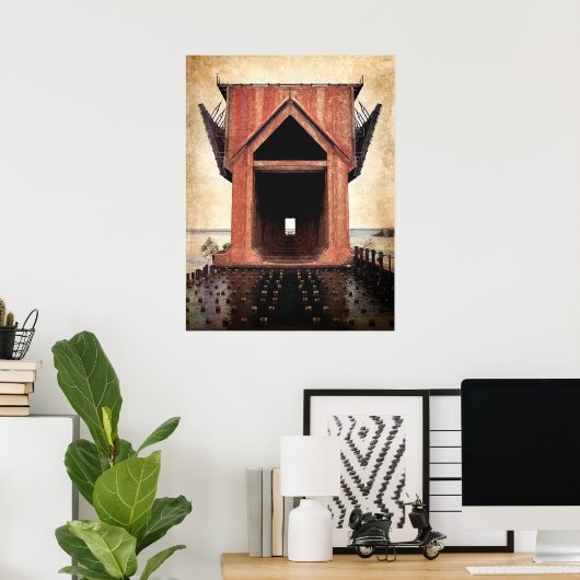 Old Iron Ore Dock Poster (Thuiskantoor)