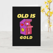 Old is Gold Gamer Kaart (Gele Bloem)