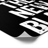 Old Is The New Black Funny Elderly Gift Christmas Poster (Hoek)