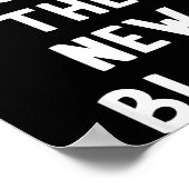 Old Is The New Black Young Age Funny Saying Poster (Hoek)