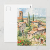 Old Italian Village  Briefkaart (Voorkant / Achterkant)