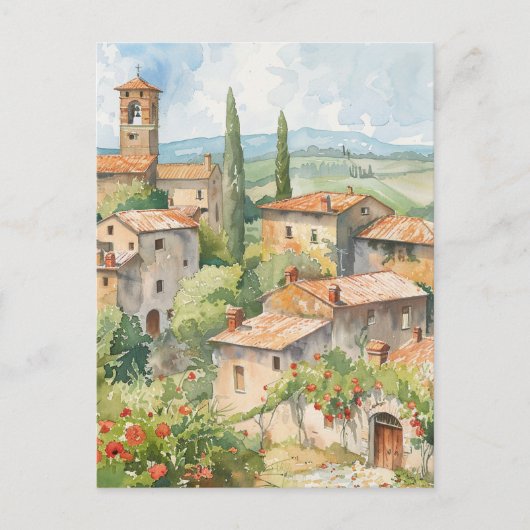 Old Italian Village  Briefkaart (Voorkant)
