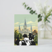 Old Jackson Square Briefkaart (Staand voorkant)