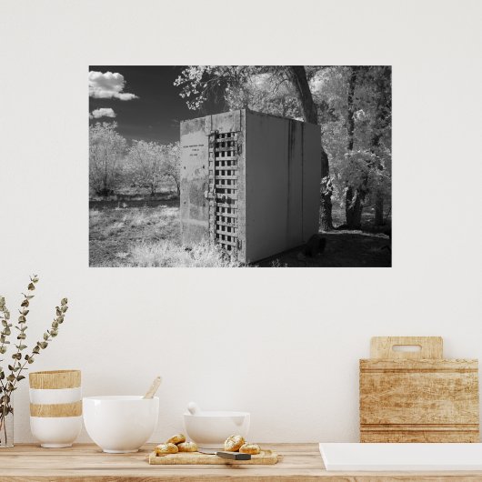 Old Jail Cell Poster (Keuken)