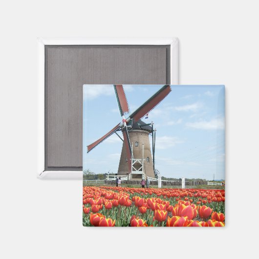 Old Japan Windmill Magneet (Voorkant / Achterkant)