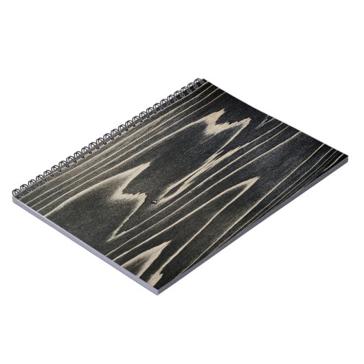 Old Japanese Wood Grain Pattern Notitieboek (Linkerzijde)