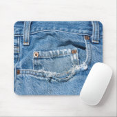 Old Jeans Mousepad Muismat (Met muis)