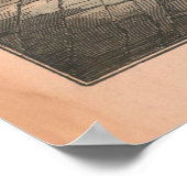 Old Jerusalem Israel Map (1853) Poster (Hoek)