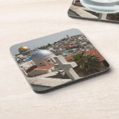 Old Jerusalem's Skyline Bier Onderzetter (Linkerzijde)