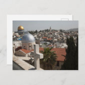 Old Jerusalem's Skyline Briefkaart (Voorkant / Achterkant)