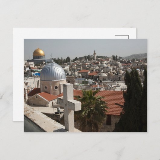 Old Jerusalem's Skyline Briefkaart (Voorkant / Achterkant)