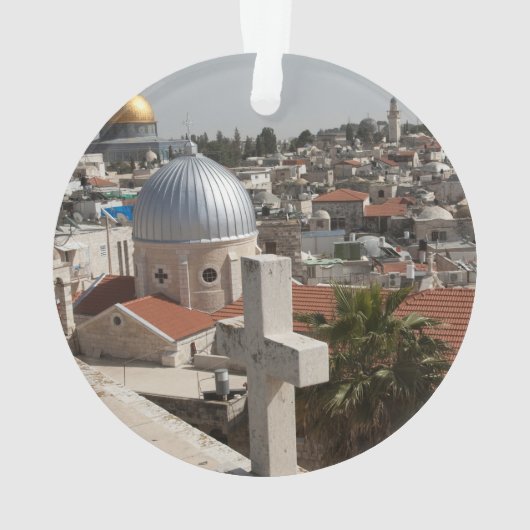 Old Jerusalem's Skyline Ornament (achterkant)