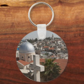 Old Jerusalem's Skyline Sleutelhanger (Voorkant)