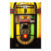 Old Jukebox Foto Afdruk (Voorkant)