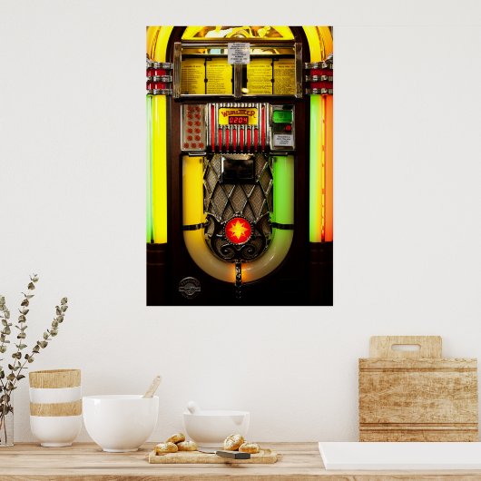 Old Jukebox Poster (Keuken)