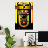 Old Jukebox Poster (Thuiskantoor)