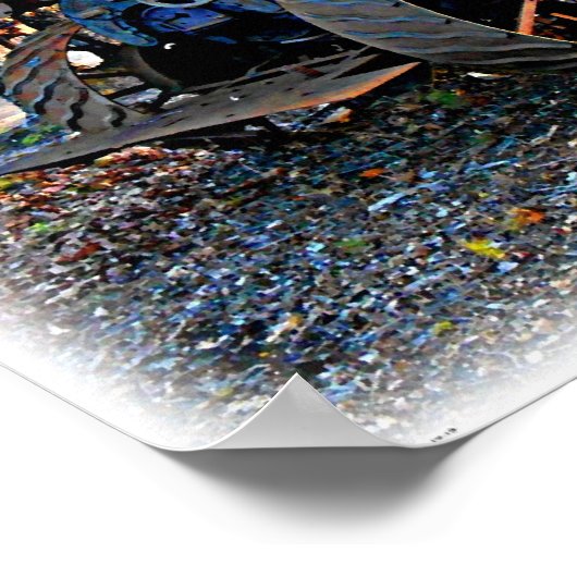  Old Junk Yard Steam Tractor Poster (Hoek)