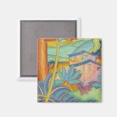 'Old Kahala Home' - Arman Manookian Magnet (Voorkant / Achterkant)