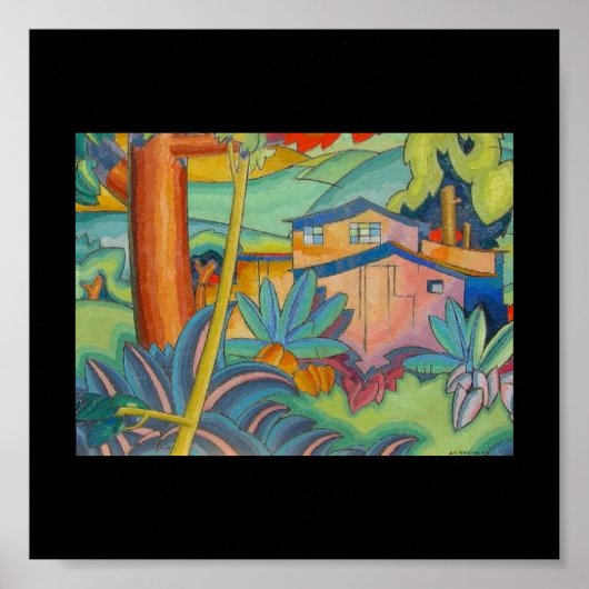 Old Kahala Home, door Arman Manookian, 1928 Poster (Voorkant)