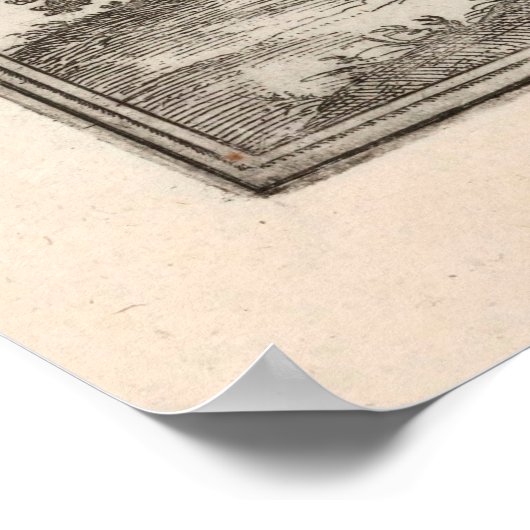 Old Kempten Germany Map (1623)  Beieren Poster (Hoek)