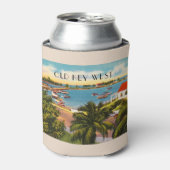 Old Key West Florida Garrison Bight  Blikjeskoeler (Blikje Voorkant)