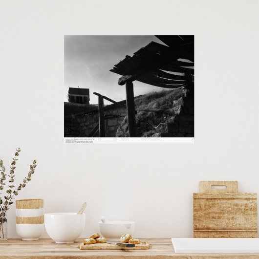 Old Kilns, met Shack in Background, 1963 Poster (Keuken)