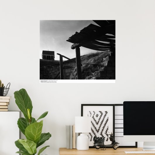 Old Kilns, met Shack in Background, 1963 Poster (Thuiskantoor)
