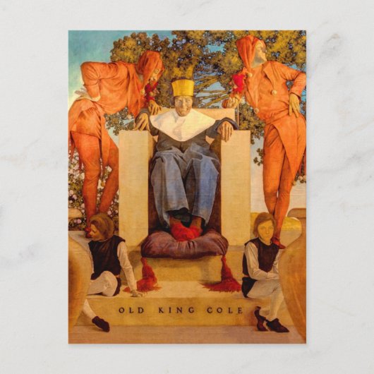 Old King Cole Briefkaart (Voorkant)