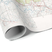 Old Kisatchie National Forest Map (1967)  Cadeaupapier (Rol Hoek)