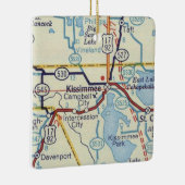 Old Kissimmee Map Keramisch Ornament (Rechts)