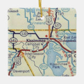 Old Kissimmee Map Keramisch Ornament (Voorkant)
