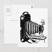 Old Kodak Camera Briefkaart (Voorkant / Achterkant)