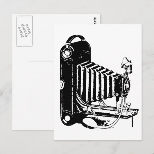 Old Kodak Camera Briefkaart (Voorkant / Achterkant)