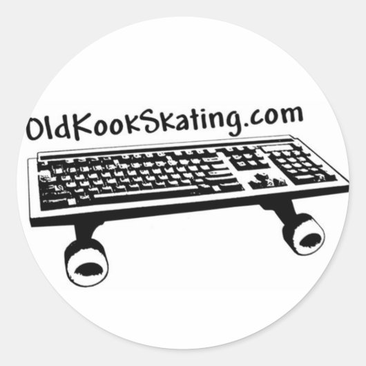 Old Kook Keyboard Sticker (Voorkant)