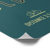 Old La Honda Road Cycling Poster (Hoek)