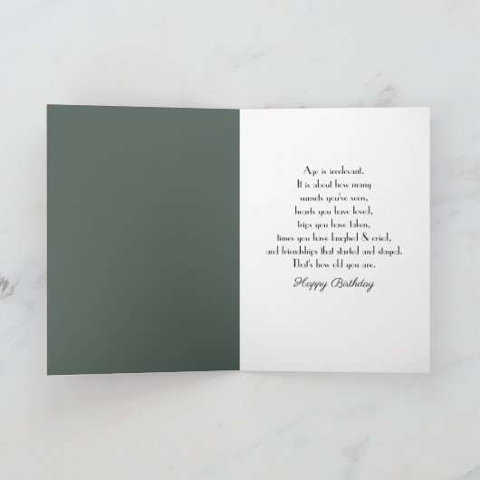 Old Lady Dancing Kaart (Binnen)