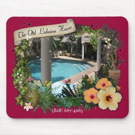 Old Lahaina House Muismat (Voorkant)